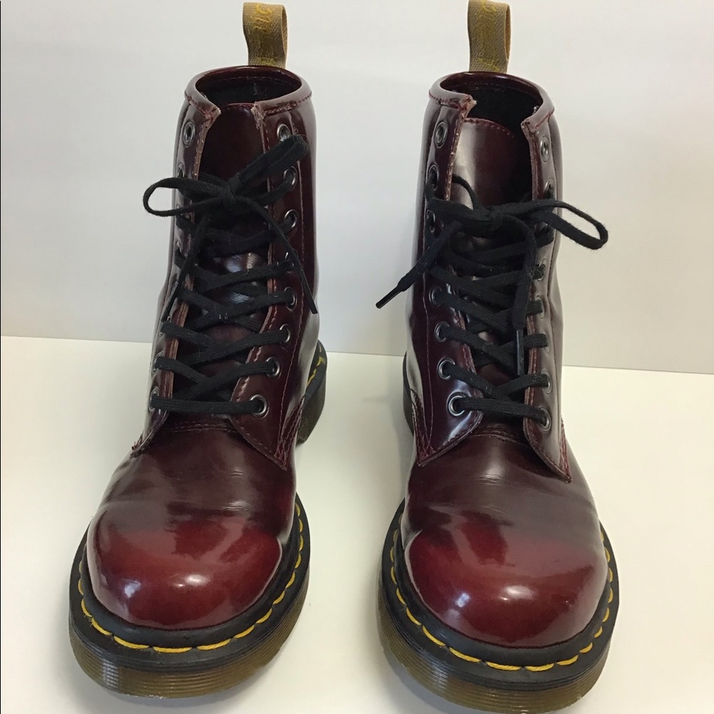 Dr Martens Vegan 1460 size 5 Cherry Red Oxford